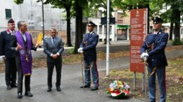 QUESTURA DI PADOVA: LA POLIZIA COMMEMORA BORIS GIULIANO NEL PARCO CITTADINO A LUI DEDICATO.