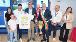 Celebrata nella sede del Consiglio regionale la promozione in C del Calcio Caldiero Terme. Bozza (FI): “Esempio di un Veneto che persegue con tenacia il proprio obiettivo. E lo raggiunge”