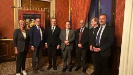 Presidente dell’Inps Gabriele Fava ricevuto a palazzo Ferro Fini dal Presidente Ciambetti e dal segretario generale Roberto Valente