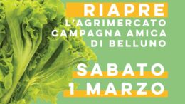 RIAPRE L’AGRIMERCATO CAMPAGNA AMICA DI BELLUNO: DAL 1 MARZO 2025