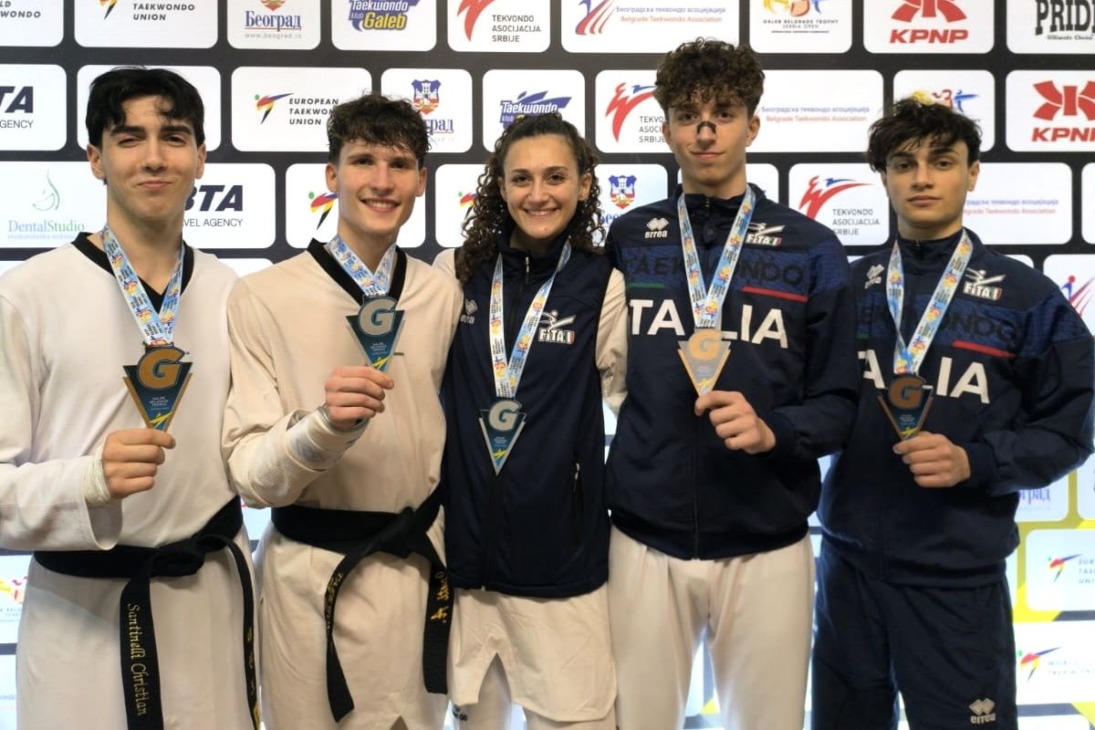L’Italia del taekwondo vince 5 medaglie al Serbia Open L’Italia del taekwondo vince 5 medaglie al Serbia Open