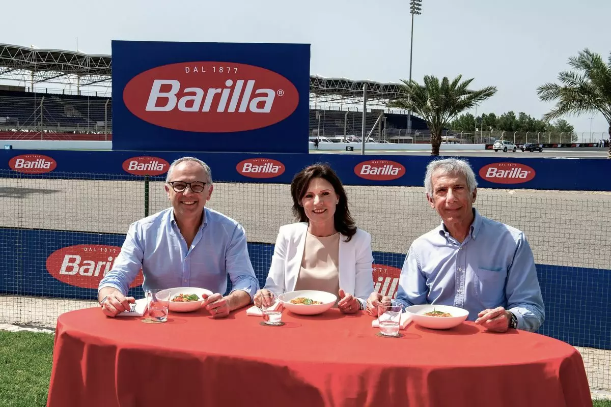 Barilla mette a tavola la F1 Barilla mette a tavola la F1