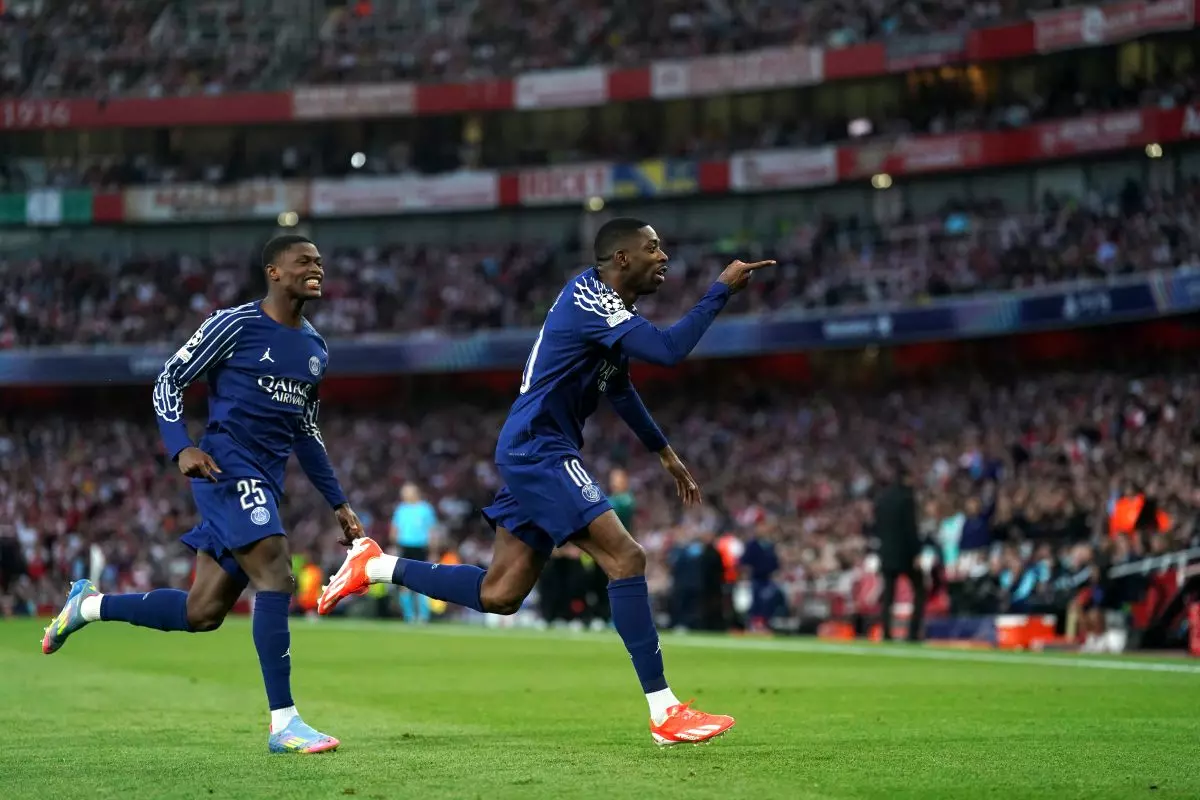 Il Psg vince la semifinale d’andata di Champions, 1-0 in casa Arsenal Il Psg vince la semifinale d’andata di Champions, 1-0 in casa Arsenal