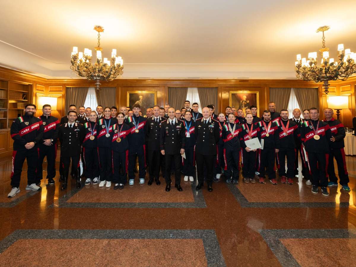 Al Centro Sportivo Carabinieri incontro con gli atleti medagliati Al Centro Sportivo Carabinieri incontro con gli atleti medagliati