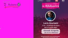 Incontro con l’autore: Loris Giuriatti
