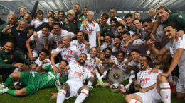 Supercoppa Padova-Virtus Entella, la fotogallery: la premiazione allo stadio Euganeo e il post partita