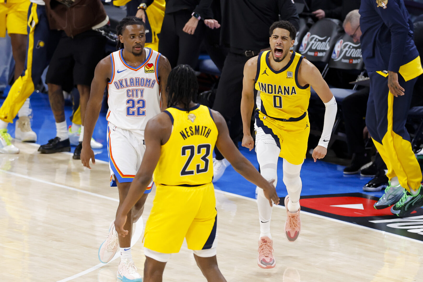 A Indiana gara uno delle Finals, Oklahoma battuti 111-110 A Indiana gara uno delle Finals, Oklahoma battuti 111-110