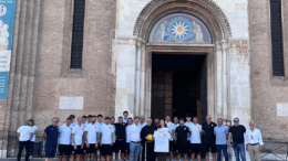 Il Calcio Padova in visita alla Basilica del Santo