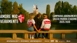 “AMORE MIO VERAMENTE” a quota 4.085, esaurita la Tribuna Est, attesi 6000 spettatori per Padova-Frosinone