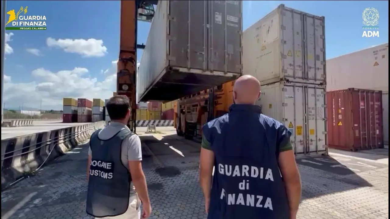 Sequestrati 288 chili di cocaina nel porto di Gioia Tauro Sequestrati 288 chili di cocaina nel porto di Gioia Tauro