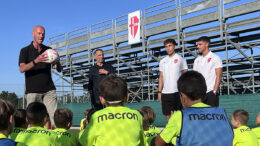 Luca Di Maggio e Jacopo Bacci incontrano l’Under 9 e Under 10 biancoscudata