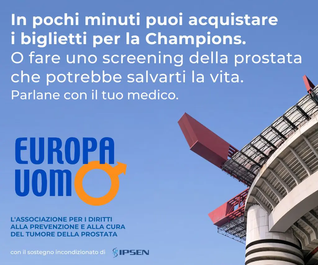 Tumore della prostata, una campagna di Europa Uomo invita a giocare d’anticipo Tumore della prostata, una campagna di Europa Uomo invita a giocare d’anticipo