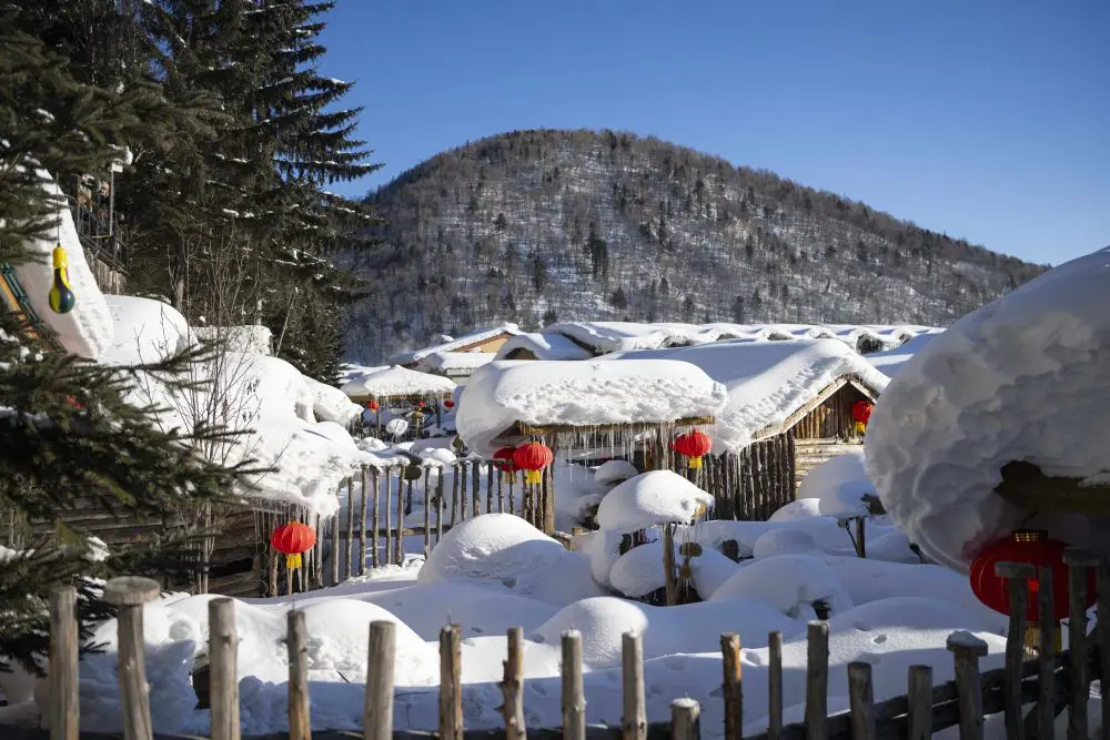 Cina, area turistica panoramica su ghiaccio e neve apre nello Heilongjiang Cina, area turistica panoramica su ghiaccio e neve apre nello Heilongjiang
