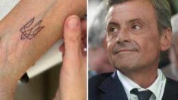 Calenda e il tatuaggio per l’Ucraina, la foto su X