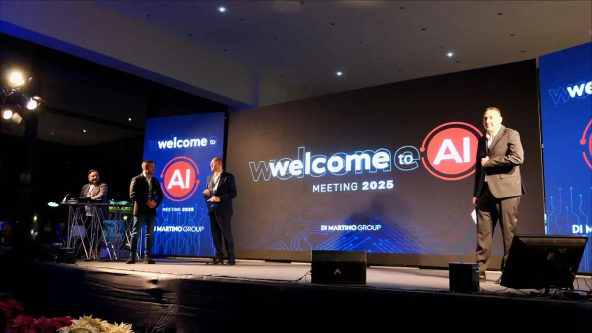 “Welcome to AI”, il futuro prende forma al meeting europeo del Gruppo Di Martino “Welcome to AI”, il futuro prende forma al meeting europeo del Gruppo Di Martino