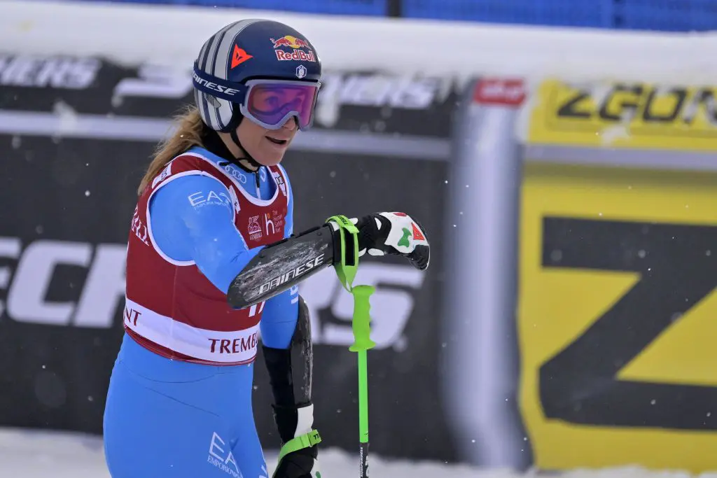 Impresa Robinson nel Super G di St.Moritz, terza Sofia Goggia Impresa Robinson nel Super G di St.Moritz, terza Sofia Goggia