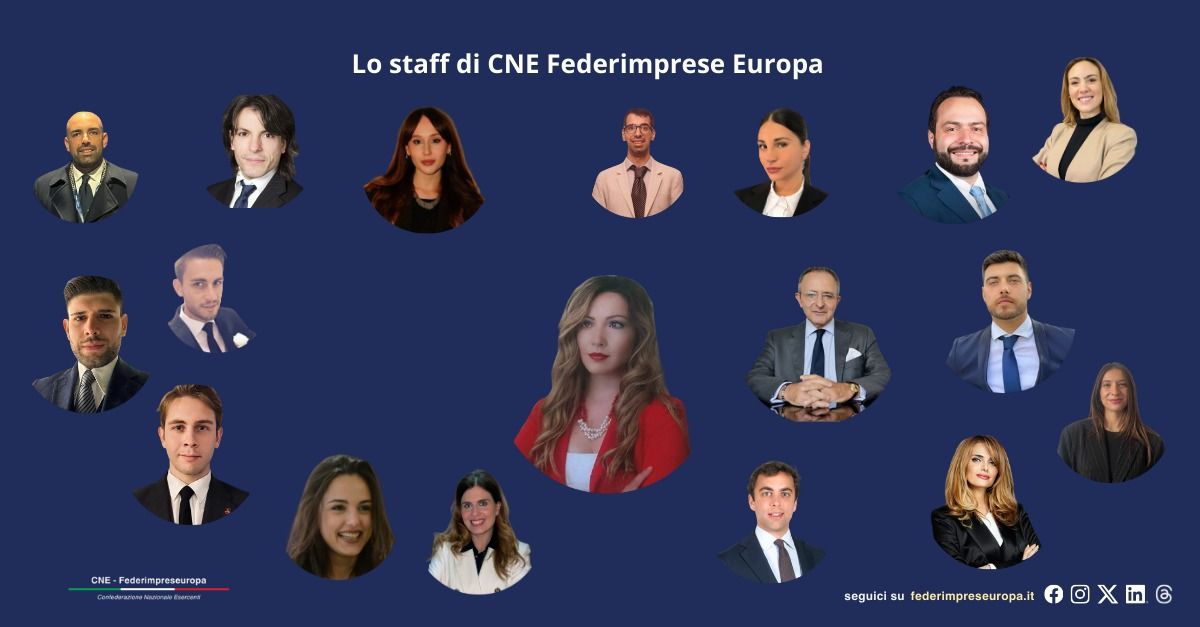 Nuovo organigramma istituzionale per CNE-Federimpreseuropa, governance rafforzata Nuovo organigramma istituzionale per CNE-Federimpreseuropa, governance rafforzata