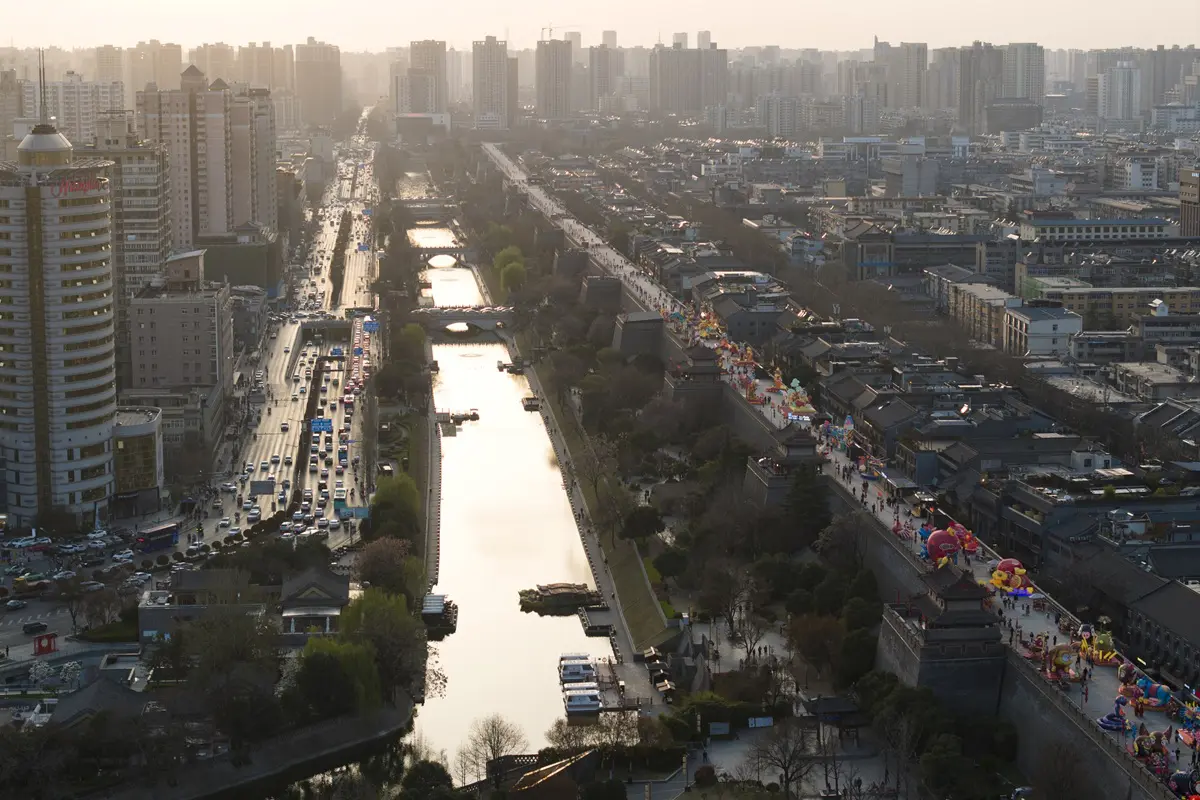 Cina: Xi’an, completamente ricollegato antico fossato dopo oltre 70 anni Cina: Xi’an, completamente ricollegato antico fossato dopo oltre 70 anni
