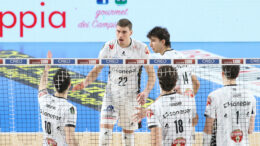 La reazione bianconera non basta, la Lube chiude 3-0 con la Sonepar 