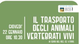 IL TRASPORTO DEGLI ANIMALI VERTEBRATI VIVI  |  Webinair – 22.01.2026