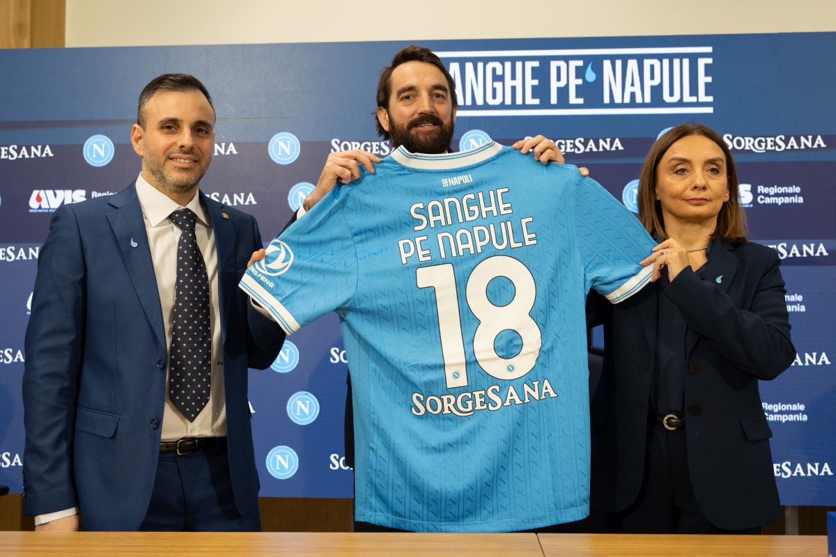 “Sanghe pe Napule”, Sorgesana con SSC Napoli e Avis per la donazione del sangue “Sanghe pe Napule”, Sorgesana con SSC Napoli e Avis per la donazione del sangue