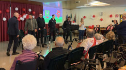 Visita del Calcio Padova al centro anziani AltaVita IRA