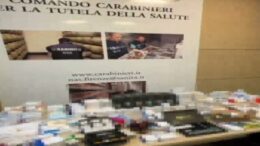 Distribuzione di anabolizzanti clandestini su scala nazionale, due misure cautelari tra Lucca e Cosenza