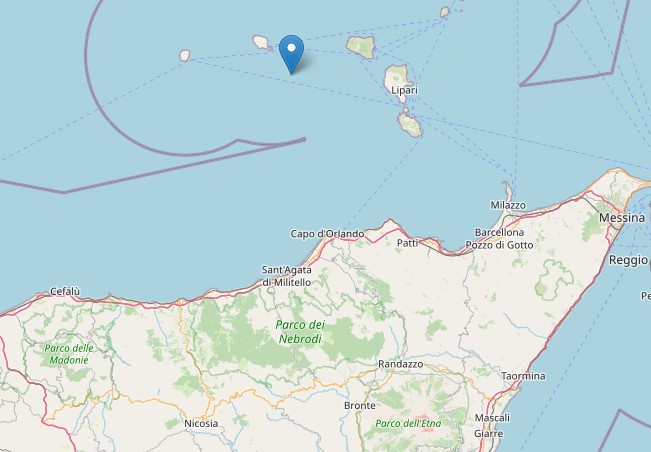 Scosse di terremoto al largo isole Eolie, la più forte di magnitudo 3.7 Scosse di terremoto al largo isole Eolie, la più forte di magnitudo 3.7