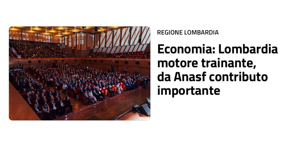 Fontana “Lombardia motore trainante dell’economia, da Anasf contributo importante” Fontana “Lombardia motore trainante dell’economia, da Anasf contributo importante”