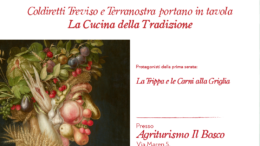 CenaAmica: Coldiretti Treviso e Terranostra portano in tavola “La Cucina della Tradizione”