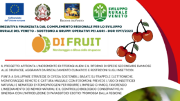 Progetto DI FRUIT: corsi di formazione per la difesa sostenibile ciliegio e drupacee, prima lezione 6 maggio