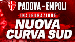 Inaugurazione Nuova Curva Sud: Prevendita Padova-Empoli (domenica 12/4 h 15)