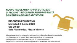 Camposampiero, 8 aprile: nuovo regolamento per l’uso dei prodotti fitosanitari vicino ai centri abitati