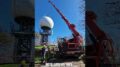 Radar Monte Grande a Teolo (PD). I lavori di smontaggio per la sostituzione