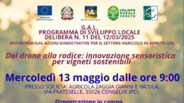 Suolo in tempo reale e vigna in alta definizione: l’innovazione entra in campo a Conselve 13 maggio