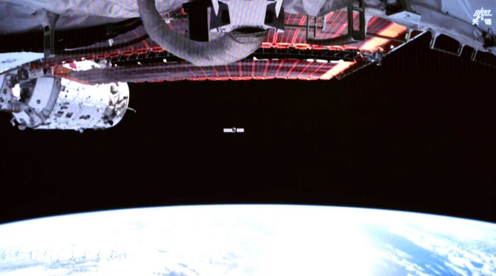 Cina, la navetta di rifornimento Tianzhou-9 si sgancia dalla stazione spaziale Cina, la navetta di rifornimento Tianzhou-9 si sgancia dalla stazione spaziale