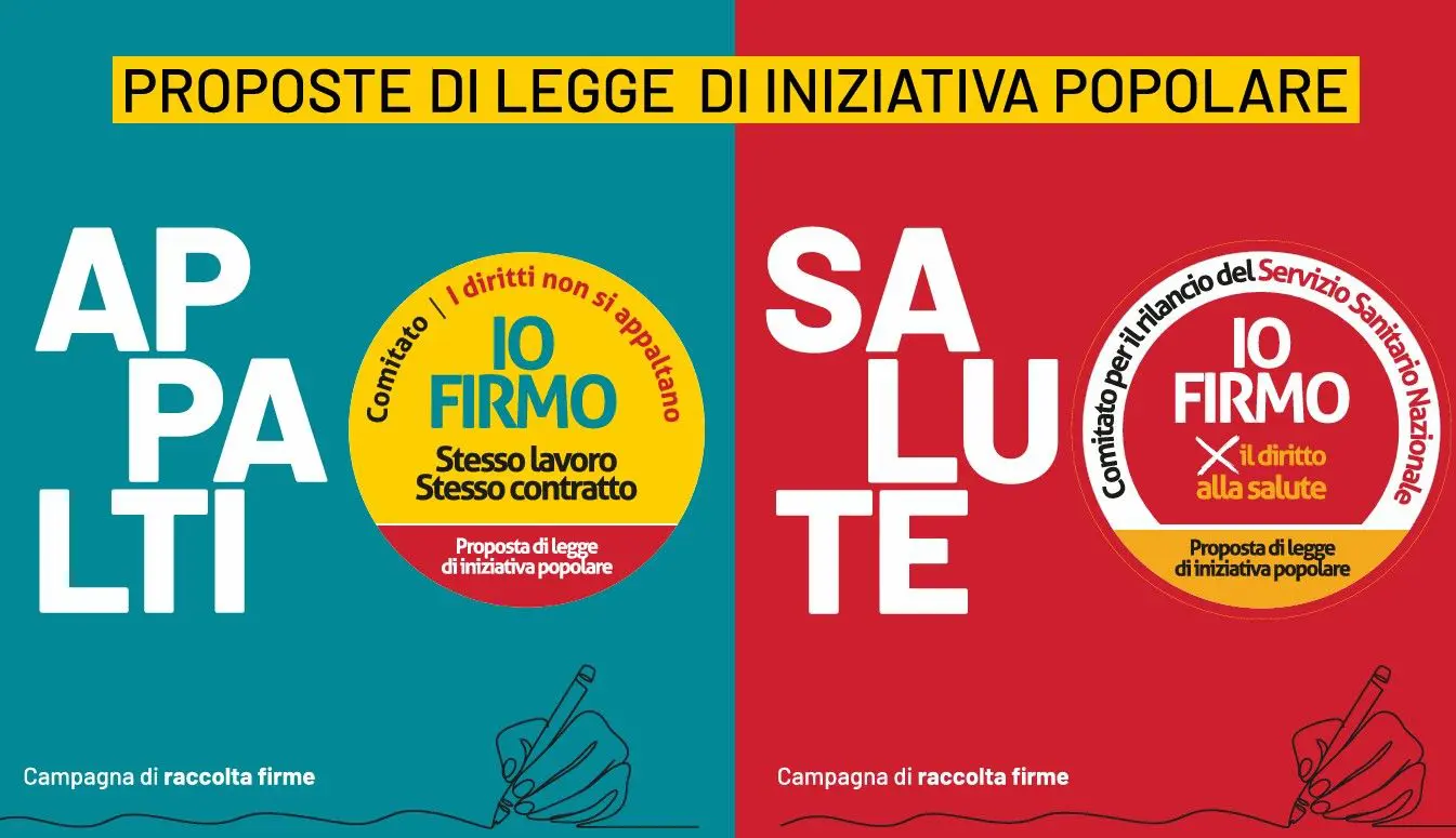 Sanità e appalti, la Cgil chiede una firma per il cambiamento Sanità e appalti, la Cgil chiede una firma per il cambiamento
