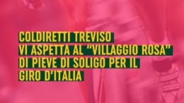 Coldiretti Treviso al Villaggio in Rosa per il Giro d’Italia a Pieve di Soligo