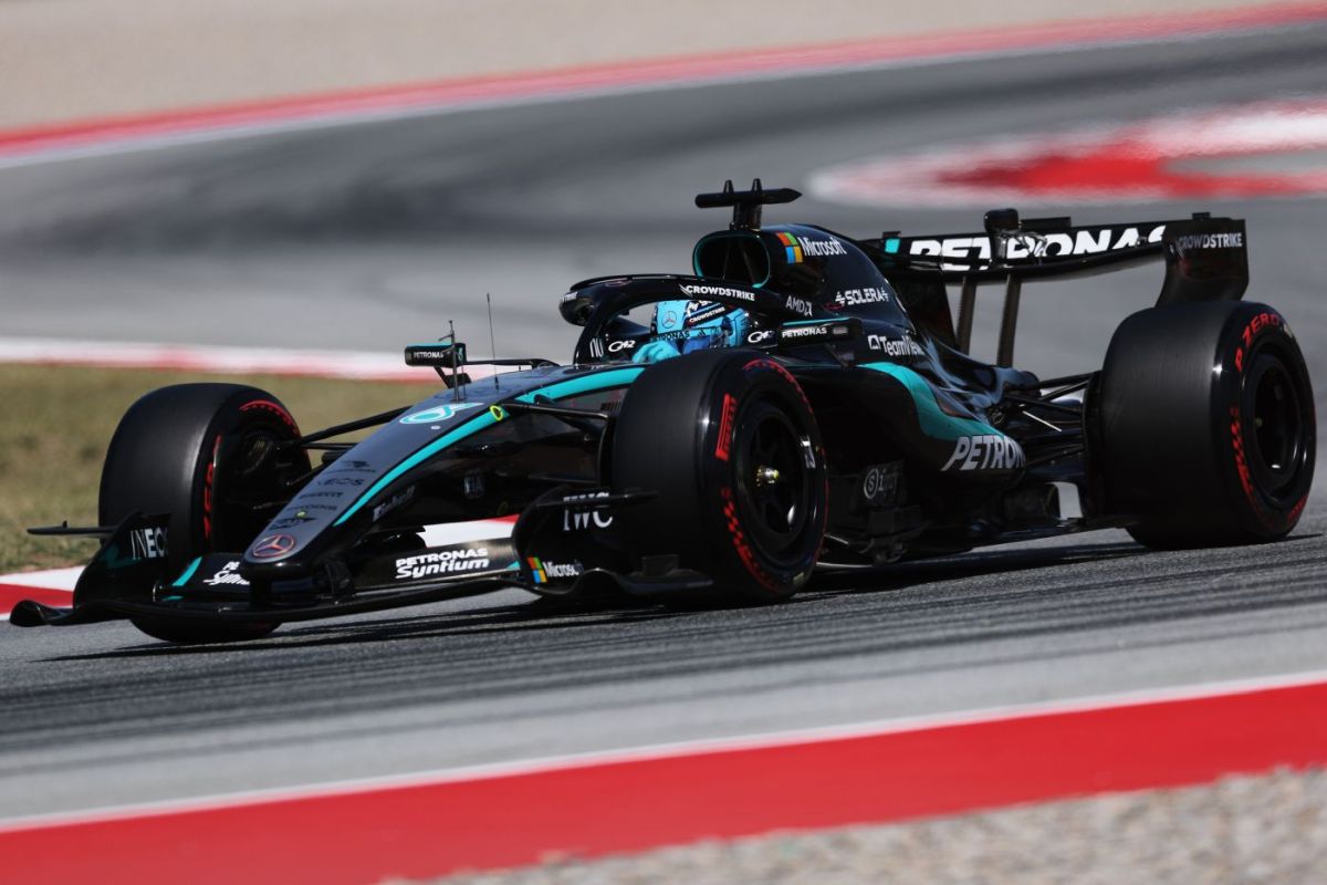 Russell in pole su Hamilton e Antonelli a Barcellona, Leclerc 10° Russell in pole su Hamilton e Antonelli a Barcellona, Leclerc 10°