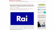 Bando Rai per le agenzie di stampa, Figec “Non garantisce pari opportunità”