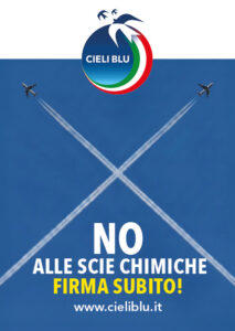 “Cieli Blu”, proposta di legge di iniziativa popolare per contrastare le attività di ingegneria climatica (scie chimiche)