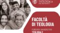 AA 26/27. Percorsi universitari di Teologia e di Scienze religiose. Iscrizioni aperte