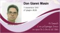 Don Gianni Masin riposa tra le braccia del Padre