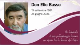 Don Elio Basso riposa tra le braccia del Padre