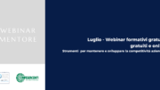 Webinar formativi gratuiti nel mese di luglio