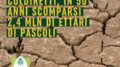 GIORNATA DESERTIFICAZIONE: COLDIRETTI, IN 50 ANNI SCOMPARSI 2,4 MLN DI ETTARI DI PASCOLI