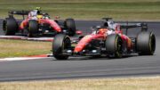 Vittoria Ferrari con Leclerc a Silverstone, Russell e Hamilton sul podio