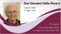 Don Giovanni Dalla Rovere riposa tra le braccia del Padre