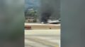 Grecia, caccia F-16 prende fuoco dopo atterraggio di emergenza a Zante