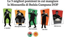In estate aumenta voglia di Bufala Campana Dop, ecco le 5 ‘posizioni’ in cui mangiarla per gustarla al top